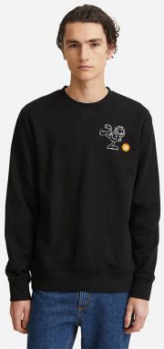 Wood Wood x Garfield Tye Sweatshirt Kick 30045600-2424 BLACK