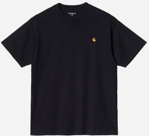 Carhartt WIP S/S American Script T-Shirt I029956 BLACK