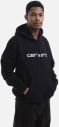 Carhartt WIP Hooded Carhartt Sweat I030230 BLACK/WHITE galéria