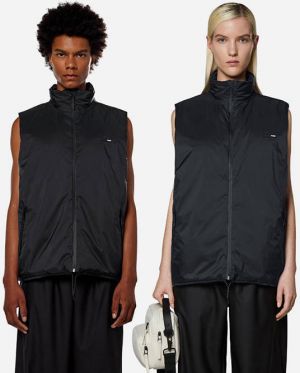 Rains Oadded Nylon Vest 15460 BLACK