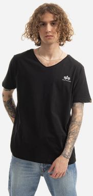 Alpha Industries Basic V-Neck Tee Small Logo 106513 03