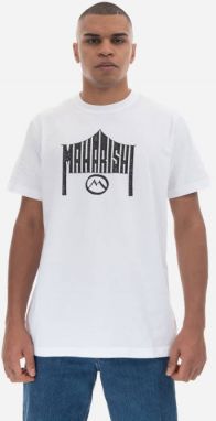 Pánske tričko Maharishi 1995 tričko z organickej bavlny Jarse 9928 Biela