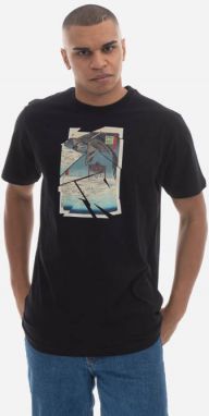 Pánske tričko Maharishi Cubist Eagle tričko z organickej bavlny Jarse 9927 Čierna