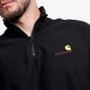 Carhartt Half Zip American Script I027014 BLACK galéria