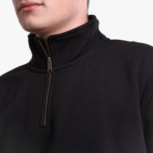 Carhartt WIP Chase Neck Zip I027038 BLACK/GOLD galéria