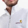 Carhartt Half Zip American Script I027014 ASH HEATHER galéria