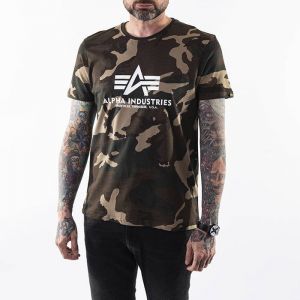 Alpha Industries Basic T-Shirt Camo 100501C 408