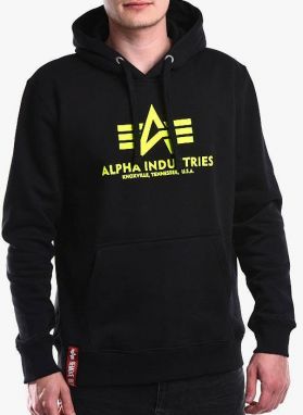 Alpha Industries Basic Hoody Neon Print 178312NP 478