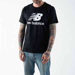 New Balance Essentials Stacked Logo T MT01575BK