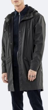 Rains Long Jacket 1202 BLACK