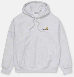 Carhartt WIP Hooded American Script Sweat I028279 ASH HEATHER galéria