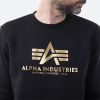 Alpha Industries Basic Sweater Foil Print 178302FP 583 galéria