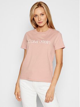 Calvin Klein Tričko Core Logo K20K202142 Ružová Regular Fit