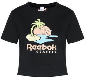 Reebok Tričko Graphic GJ4864 Čierna Regular Fit