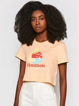 Reebok Tričko Cl Gr Sr Tee GJ4865 Oranžová Regular Fit