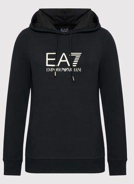 EA7 Emporio Armani Mikina 8NTM36 TJCQZ 0200 Čierna Regular Fit