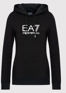 EA7 Emporio Armani Mikina 8NTM36 TJCQZ 1200 Čierna Regular Fit