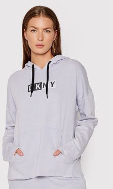 DKNY Sport Mikina DP1T8326 Modrá Relaxed Fit