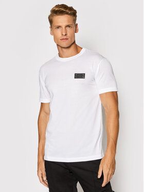 Les Hommes Tričko LLT100717U Biela Regular Fit