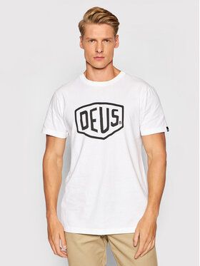 Deus Ex Machina Tričko Shield DMW41808E Biela Regular Fit