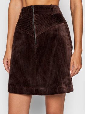 Remain Trapézová sukňa Callie RM601 Hnedá Regular Fit