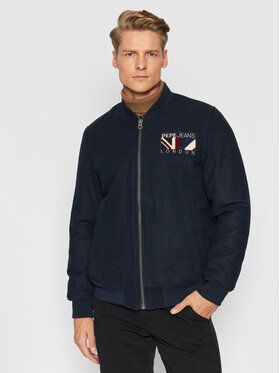 Pepe Jeans Bundy bomber George PM402433 Tmavomodrá Regular Fit