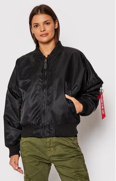 Alpha Industries Bomber bunda MA-1 128002 Čierna Regular Fit