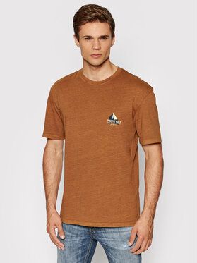 Jack&Jones Tričko Costa 0000208752442 Hnedá Relaxed Fit