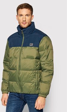 Quiksilver Vatovaná bunda Wolfs Shoulders EQYJK03760 Zelená Regular Fit