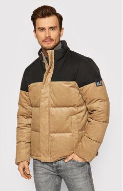 Jack Wolfskin Vatovaná bunda Nature 1206331 Béžová Regular Fit