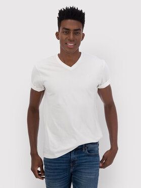 American Eagle Tričko 017-1177-1756 Biela Standard Fit