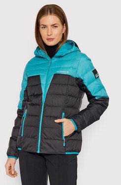 Jack Wolfskin Vatovaná bunda Dna Tundra 1206641 Čierna Regular Fit