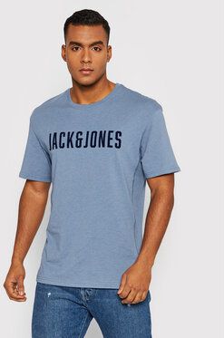 Jack&Jones Tričko Brice 12198006 Modrá Relaxed Fit