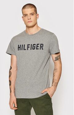 Tommy Hilfiger Tričko Ss Tee UM0UM02011 Sivá Regular Fit