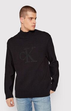 Calvin Klein Jeans Rolák J30J318619 Čierna Regular Fit