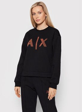 Armani Exchange Mikina 3LYM79 YJ9UZ 1200 Čierna Regular Fit