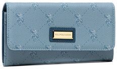 U.S. Polo Assn. Veľká dámska peňaženka Hampton L Flap Wallet BEUHD5486WVG214 Modrá