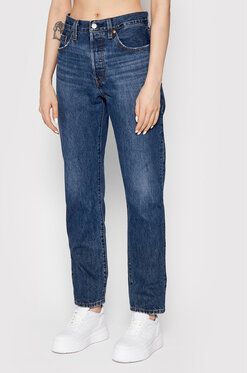 Levi's® Džínsy 501® Crop 36200-0224 Modrá Cropped Fit