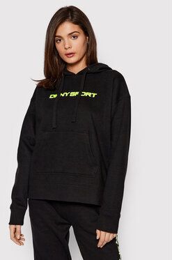 DKNY Sport Mikina DP1T8423 Čierna Oversize