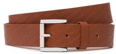 Trussardi Pánsky opasok Belt Full Logato 71L00128 Hnedá