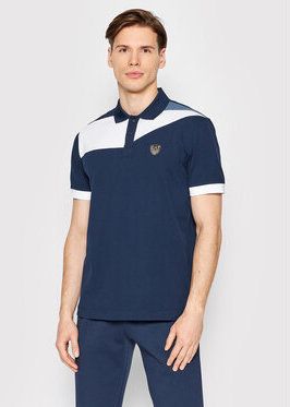 EA7 Emporio Armani Polokošeľa 3LPF25 PJ04Z 1554 Tmavomodrá Regular Fit