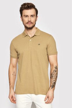 Selected Homme Polokošeľa Aze 16082840 Hnedá Regular Fit