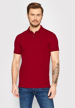 Selected Homme Polokošeľa Aze 16082840 Bordová Regular Fit