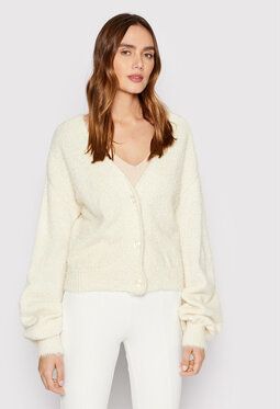 NA-KD Kardigán Knitted 1018-008608-0244-003 Žltá Oversize