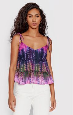 Desigual Top Shell 22SWBW18 Fialová Regular Fit