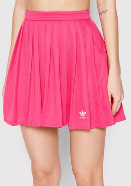 adidas Plisovaná sukňa adicolor Classics HG6151 Ružová Regular Fit