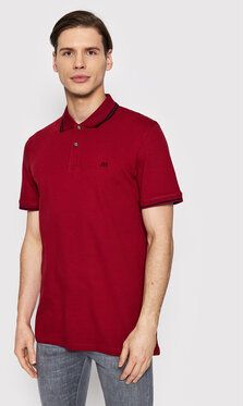 Selected Homme Polokošeľa Aze 16082841 Červená Regular Fit