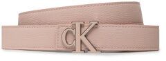 Calvin Klein Jeans Dámsky opasok Mono Hardware Outline Belt 30mm K60K609318 Ružová