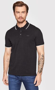 Boss Polokošeľa Parlay 145 50467138 Čierna Regular Fit