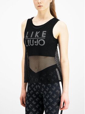 Liu Jo Sport Top T19055 J7912 Čierna Regular Fit